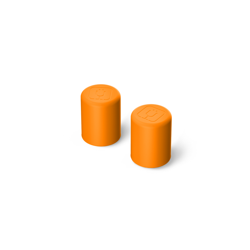 Magnetic Straw Cover | Clementine | 2-Pack Z7