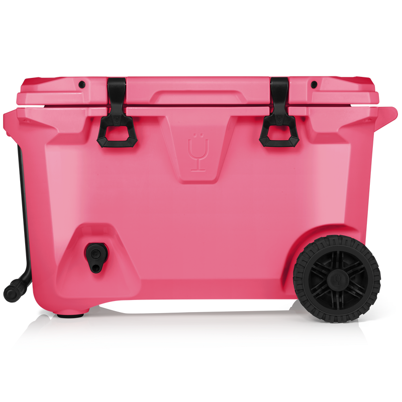 BrüTank 55-Quart Rolling Cooler | Neon Pink A4