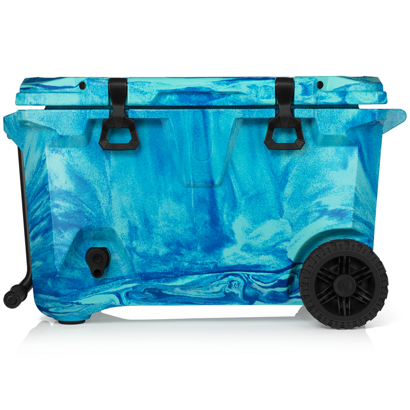 BrüTank 55-Quart Rolling Cooler | Ocean Swirl K8